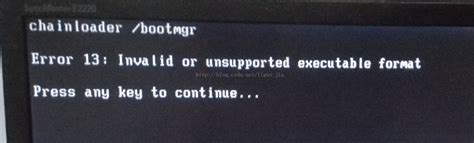 grub4efi UEFI64 boot to Windows from hard disk using chainloader gives 0xc000000f error