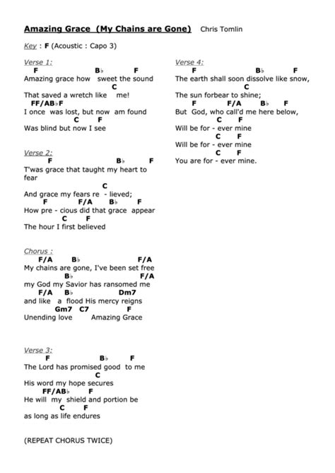 Chains Are Broken Chords