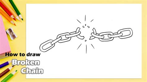 Chains Being Broken Drawing