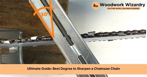 Chainsaw Chain Angle For Sharpening
