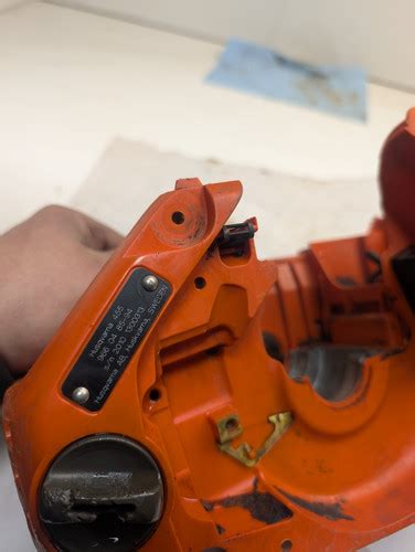 Chainsaw Crankcase Full Of Gas