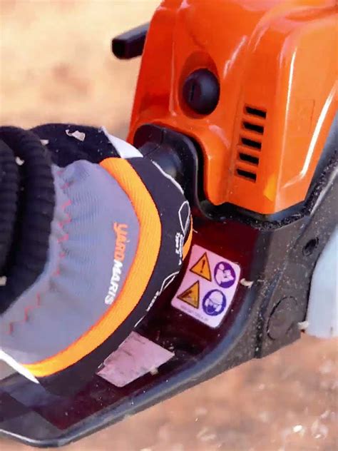 Chainsaw Pants Demonstration