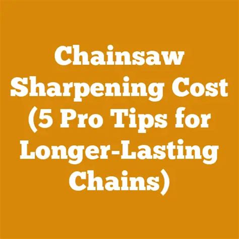 Chainsaw Sharpening Cost