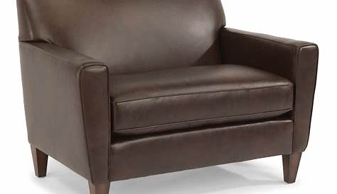 Westside Leather Chair and a Half 3979101 by Flexsteel Furniture at