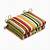 chair cushions with ties outdoor