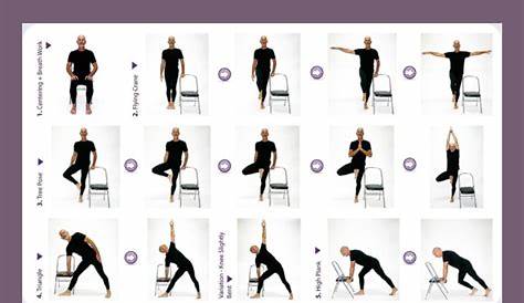 Chair Yoga For Seniors Printable 10 Best Exercises 8 Best Images Of