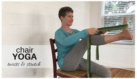 Chair Yoga Upper Body Stretch 20 minute Beginner YouTube
