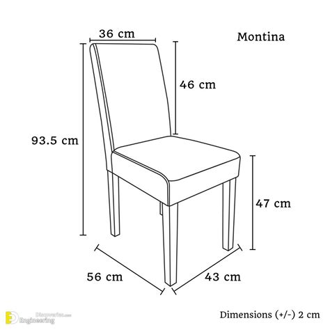 Chair Dimensions Drawing