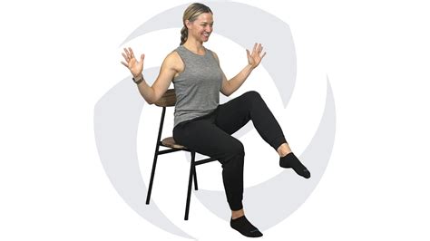 Chair Kick Exercise