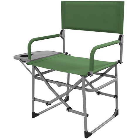 Chair With Side Table Green