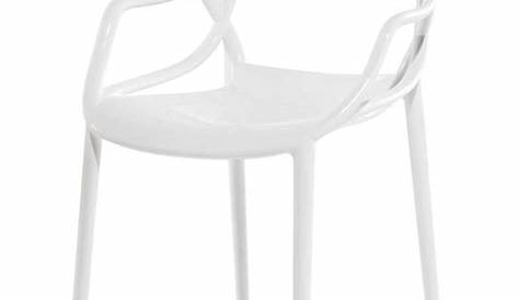 Chaise Blanche Moderne 48 cm Achat / Vente chaise Blanc