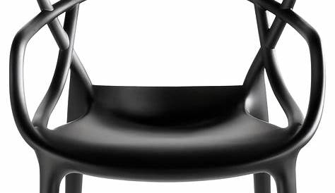 Chaise Design Plastique Noir Very Lot De 4 s Pop Moderne (