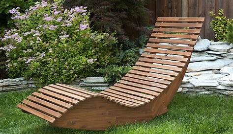 Chaise longue de jardin en bois d'acacia Gonser.ch