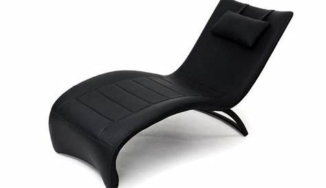 Chaise longue design simili cuir Fauteuil design pas cher