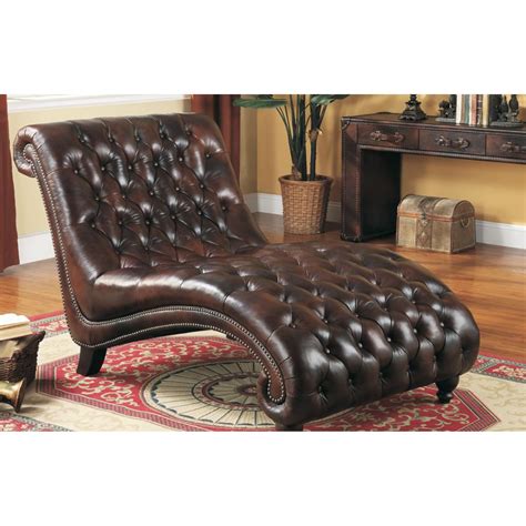 New Chaise Lounge Chair Leather For Small Space