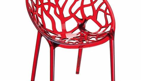 chaise rouge plastique Idées de Décoration intérieure