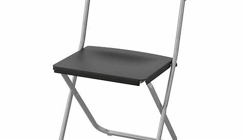 Chaise Pliante Confortable Ikea NISSE , Noir IKEA