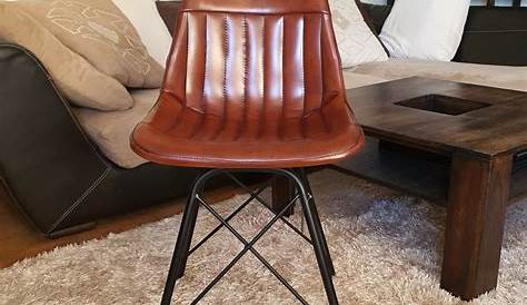 Arthur la chaise fauteuil de style industriel en cuir