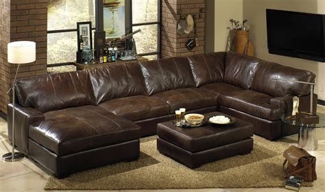 Incredible Chaise Sectional Sofa Leather New Ideas