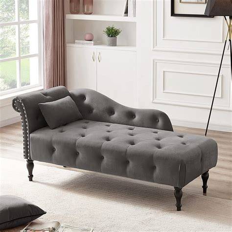 Belleze Teofila Tufted Chaise Lounge Chair Leisure Sofa Couch With
