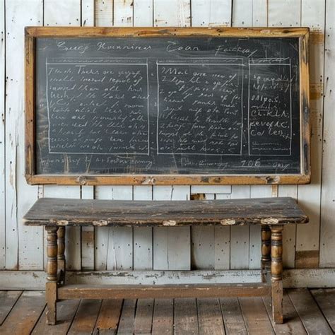 Chalk Board Old School
