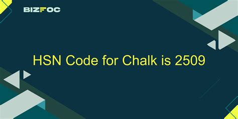 Chalk Box Hsn Code