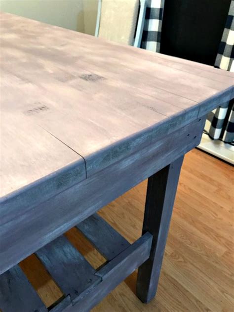 Chalk Paint Butcher Block Table