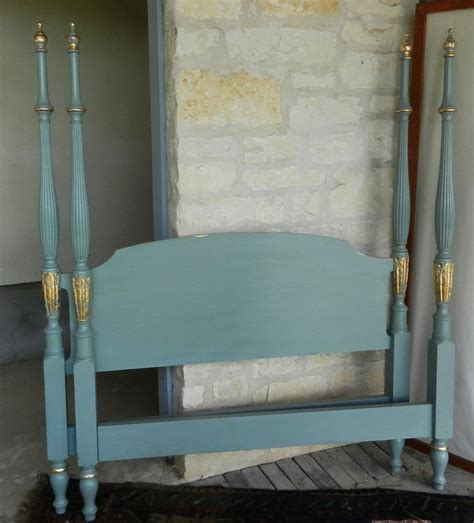 Chalk Painted Rice Beds