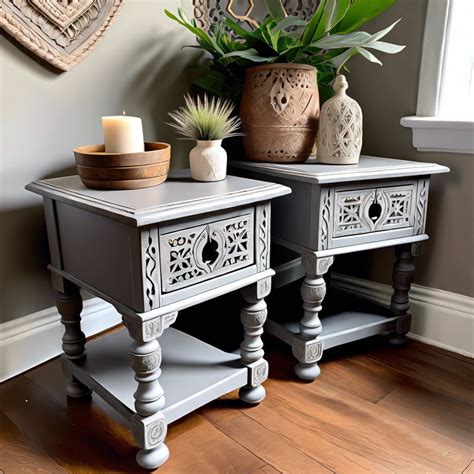 Chalk Painted Side Tables