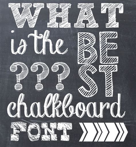 Chalkboard Block Letter Font