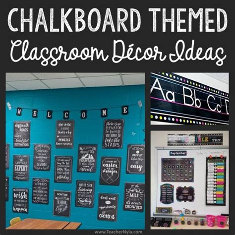 Chalkboard Classroom Activities