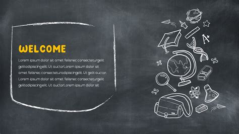 Chalkboard Education Presentation