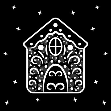 Chalkboard Gingerbread House