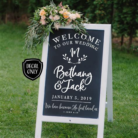 Chalkboard Wedding Sign By Project Pretty