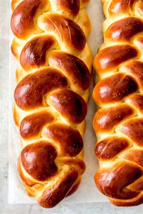 Challah Bread Braided