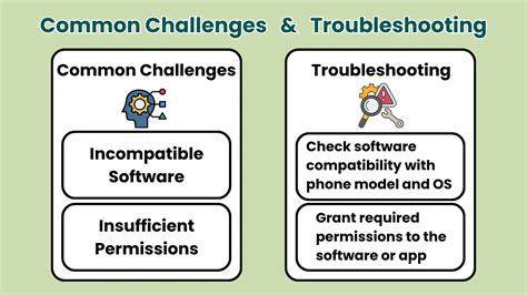 Challenges and troubleshooting tips