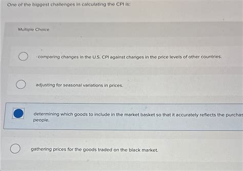 Challenges in calculating next period