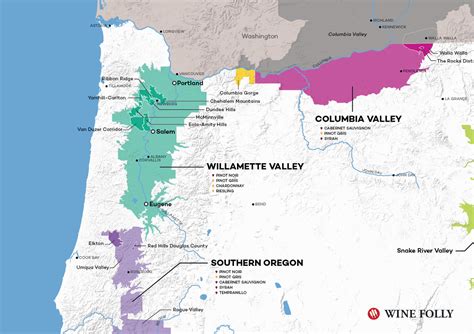Challenges of Implementing MAP Map of Oregon Wine Country