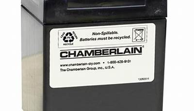 Chamberlain Garage Door Opener Battery