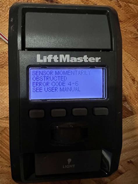 Sensor Momentarily Obstructed Error Code 46 See User Manual