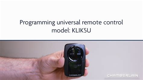 Chamberlain KLIK5UBK2 Clicker Universal 2Button Garage Door Opener