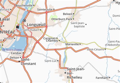Chambly Quebec Map