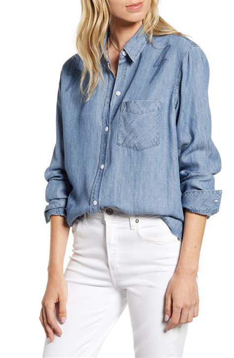 chambray shirts for women