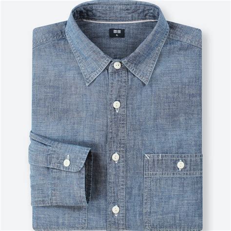 chambray work shirts for men