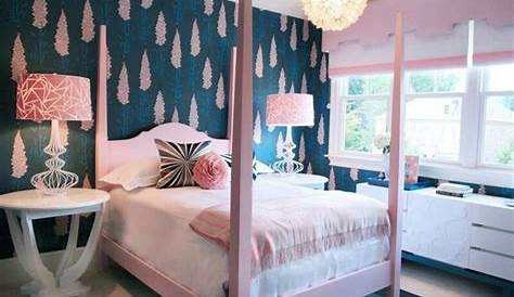 Une jolie chambre de fille en bleu et rose Shake My Blog