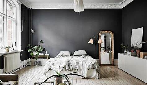 Chambre Avec Mur Noir à Coucher Moderne 80+ Idées Inspirantes Qui Vous