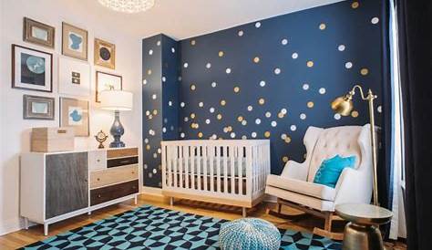 deco chambre bebe bleu petrole