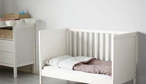 SUNDVIK Lit bébé, gris, 60x120 cm IKEA
