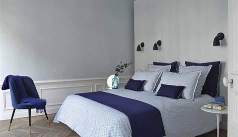 Chambre Bleu Roi Et Blanc Le , De Nos Intérieurs Elle Décoration