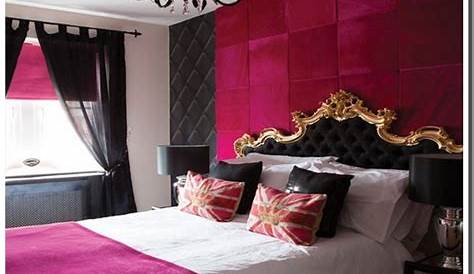 Chambre Fushia Et Noir Décoration Rose